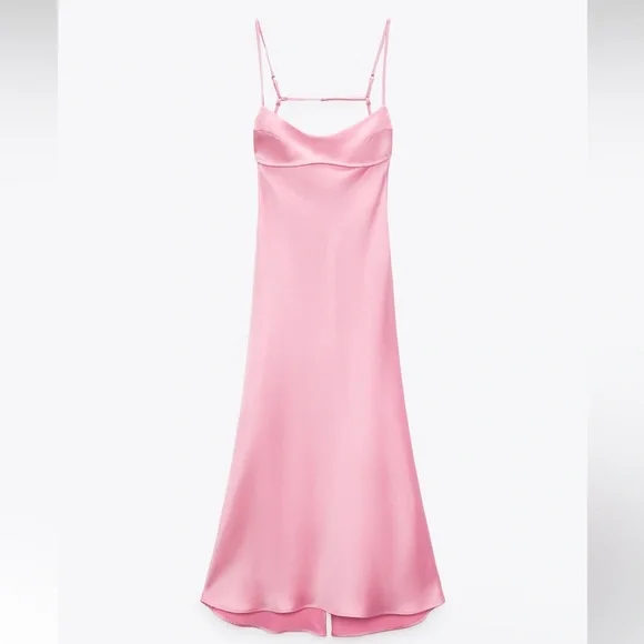 Zara pink slip dress - Picture 14 of 17